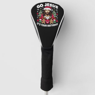 Couvre-club De Golf Allez Jésus C'est Ton Anniversaire Sweat de Noël L