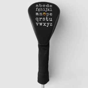 Couvre-club De Golf Alphabet anti-Trump - Nope V