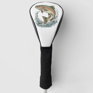 Couvre-club De Golf Amateur de pêche - Conception de pêche à la truite