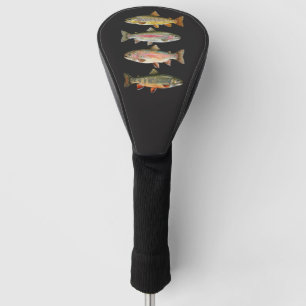 Couvre-club De Golf Amateur de pêche - Conception de pêche à la truite