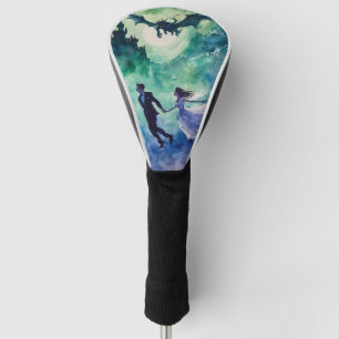 Couvre-club De Golf Amateurs de vol - Peinture aquarelle