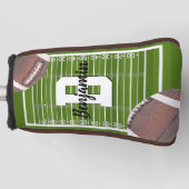 Couvre-club De Golf American Football Putter (Devant)