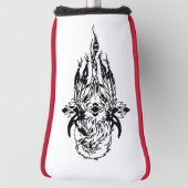 Couvre-club De Golf Amérindien, Aigle, Dreamcatcher, crâne de vache (Tourné à 90°)