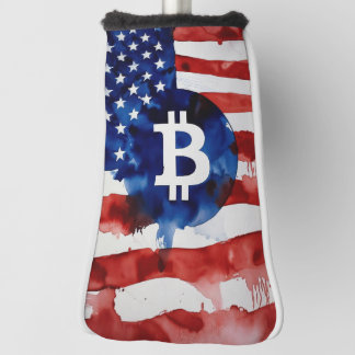 Couvre-club De Golf Amérique Bitcoin (Peinture No. 1)