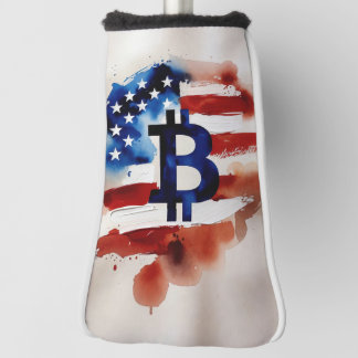 Couvre-club De Golf Amérique Bitcoin (Peinture No. 4)