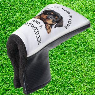 Couvre-club De Golf Amoureux de Rottweiler