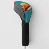 Couvre-club De Golf Amusant Explosif "BOOM !" Graphique de Bande Dessi (Incliné)