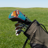 Couvre-club De Golf Amusant Explosif "BOOM !" Graphique de Bande Dessi (In Situ)
