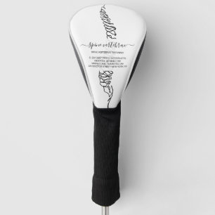 Couvre-club De Golf Anatomie de la colonne vertébrale chiropratique su