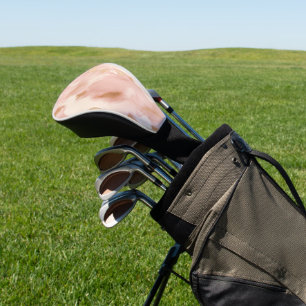 Couvre-club De Golf Animal de vache rose pâle