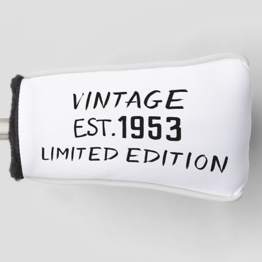 Couvre-club De Golf Anniversaire Golfer Funny 70e heureux papa (Devant)