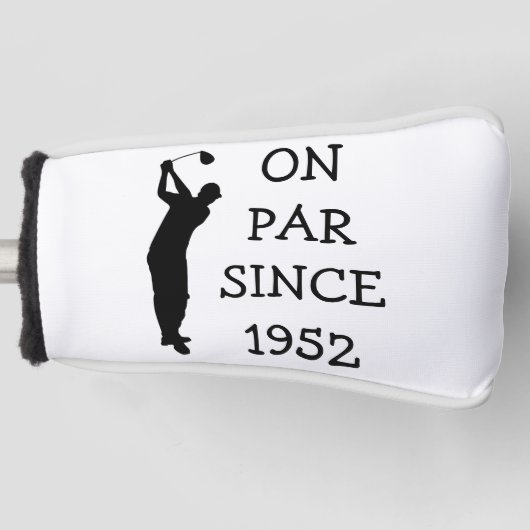 Couvre-club De Golf Anniversaire Golfer Funny 70e heureux papa Par (Devant)