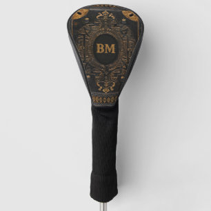 Couvre-club De Golf Antique Look Golf Head Cover avec votre Monogramme