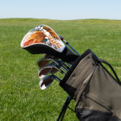 Couvre-club De Golf Aquarelle Automne Couleurs Feuilles (In Situ)