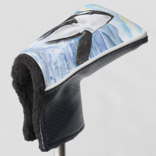 Couvre-club De Golf Aquarelle Baleine Orca