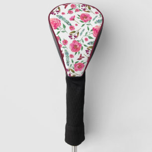 Couvre-club De Golf Aquarelle Florale
