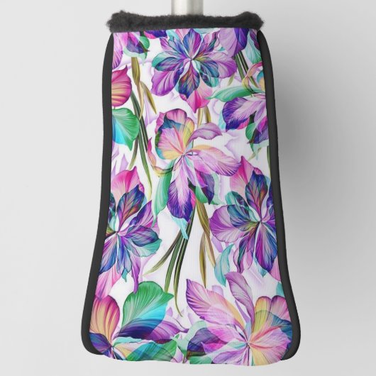 Couvre-club De Golf Aquarelle papillon Bleu et blanc Golf Head Cove (Tourné à 90°)