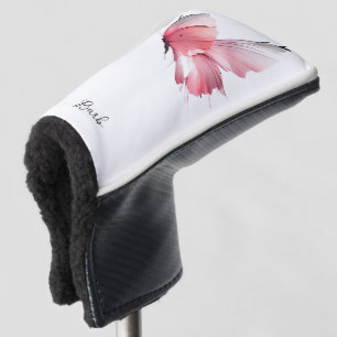 Couvre-club De Golf Aquarelle Papillon Nom personnalisé Putter