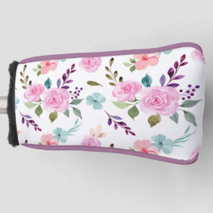 Couvre-club De Golf Aquarelle rose