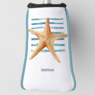 Couvre-club De Golf Aquarelle STARFISH,