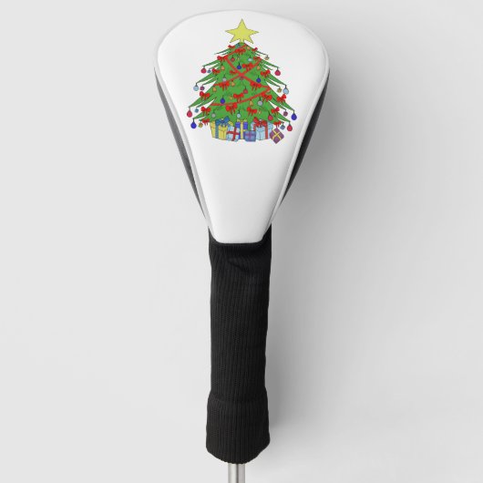 Couvre-club De Golf Arbre de Noël (Devant)