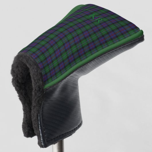 Couvre-club De Golf Argyll District Tartan avec monogramme / nom (Devant 3/4)