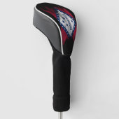 Couvre-club De Golf Arkansas state flag brush stroke (Incliné)