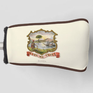 Couvre-club De Golf Armoiries de l'État de Floride (1876)