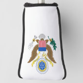 Couvre-club De Golf Armoiries des États-Unis (Tourné à 90°)