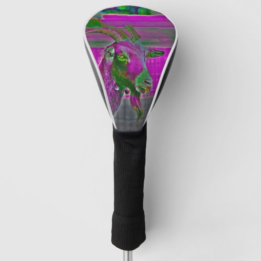 Couvre-club De Golf Art de la chèvre (Devant)