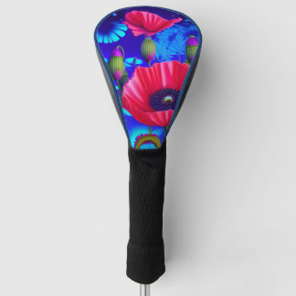 Couvre-club De Golf Art Poppy