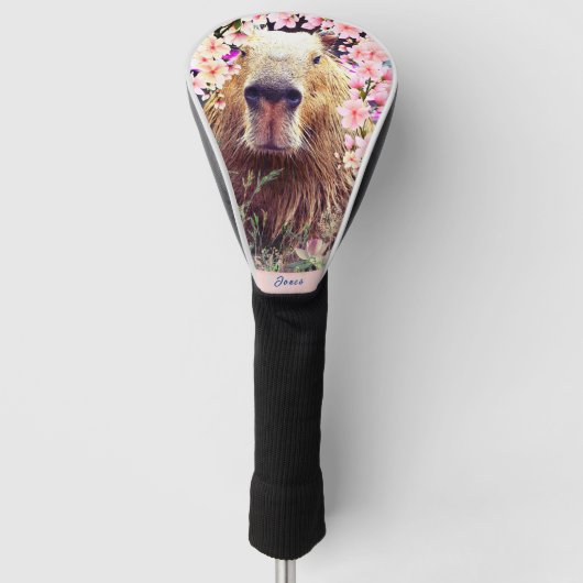 Couvre-club De Golf Artsy Fun Capybara Golf Head Cover (Devant)