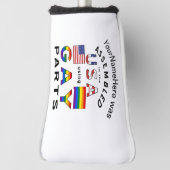 Couvre-club De Golf Assemblé aux États-Unis à l'aide de pièces gays pe (Tourné à 90°)