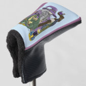 Couvre-club De Golf Assistant Imaginaire Dragon violet (Devant 3/4)