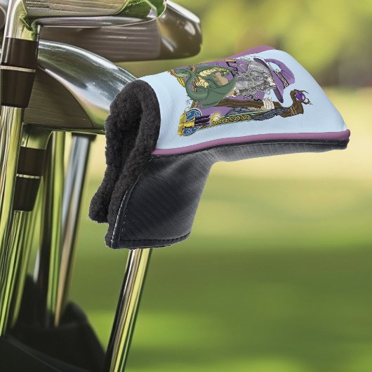 Couvre-club De Golf Assistant Imaginaire Dragon violet