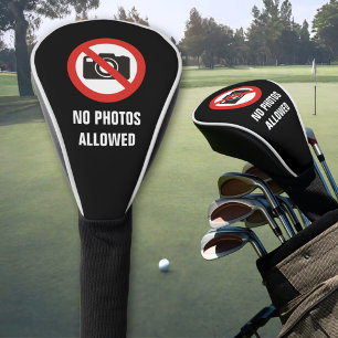 Couvre-club De Golf Aucune photo autorisée