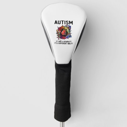Couvre-club De Golf Autism Awareness Month Accept Understand Love (Devant)