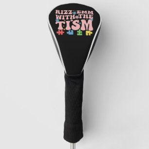 Couvre-club De Golf Autisme Drôle Rizz Em Avec Le Tism Meme Autistique