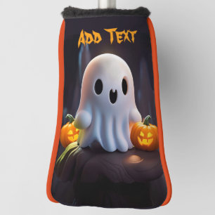 Couvre-club De Golf Baby Ghost Déplaisant mignon caractère Halloween