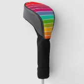 Couvre-club De Golf Bandes d'art pop (Incliné)