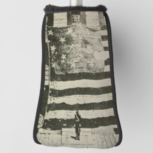 Couvre-club De Golf Bannière étoilée : drapeau américain à l'écran