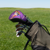 Couvre-club De Golf Baseball en feu. (In Situ)