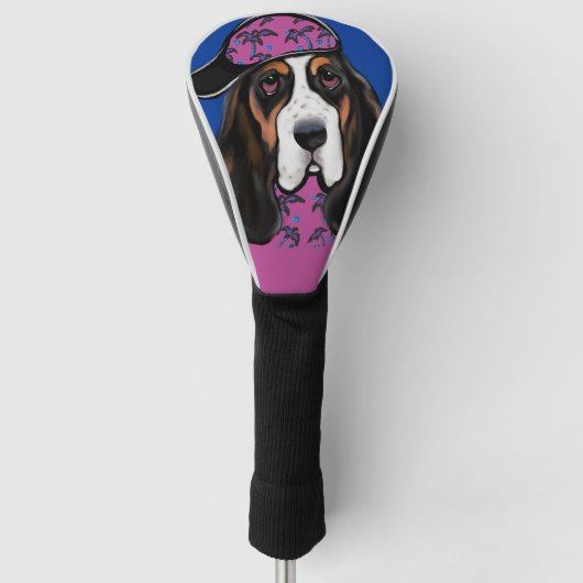Couvre-club De Golf Basset Hound (Devant)