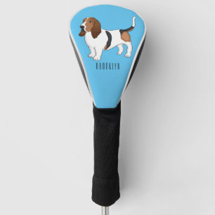 Couvre-club De Golf Basset hound dessin de chien