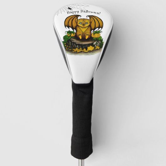 Couvre-club De Golf Bat d'Halloween mignonne (Devant)