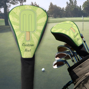 Couvre-club De Golf Bâton de crème glacée de chaux