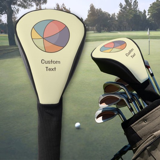 Couvre-club De Golf Beach Ball