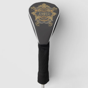 Couvre-club De Golf Beau design Art Nouveau avec fleurs