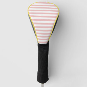 Couvre-club De Golf Bébé rose couleur rayures vacances Été Pastel