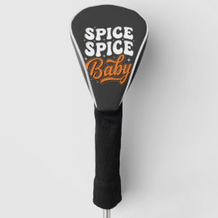 Couvre-club De Golf Bébé Spice Spice Halloween Typographie Rétro Desig